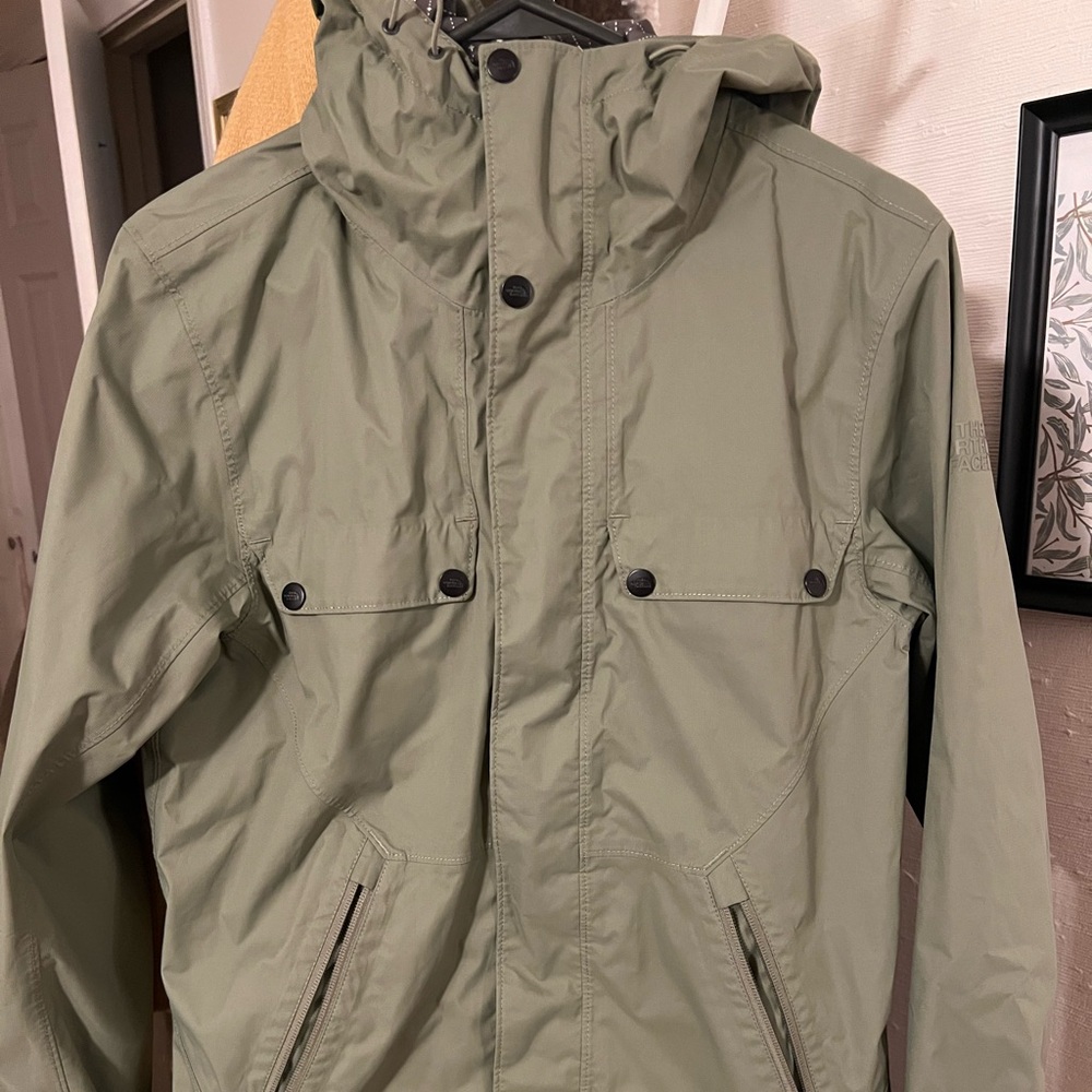 North Face raincoat